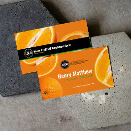 Tarjeta De Visita Personalizar negocio | Empresa Naranja