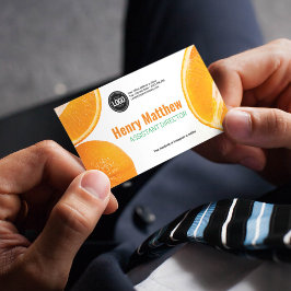 Tarjeta De Visita Personalizar negocio | Empresa Naranja