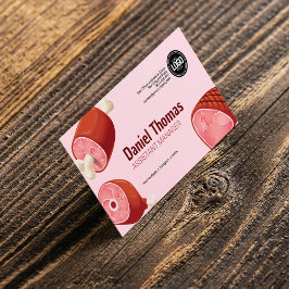 Tarjeta De Visita Personalizar negocio | Tienda de carniceros