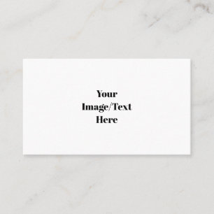 Tarjeta De Visita Personalizar o Personalizar de plantillas en blanc