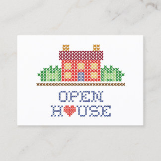Tarjeta de visita personalizar Open House