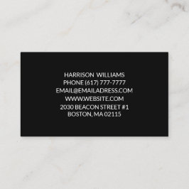 Tarjeta De Visita Personalizar personaliza elegante minimalista