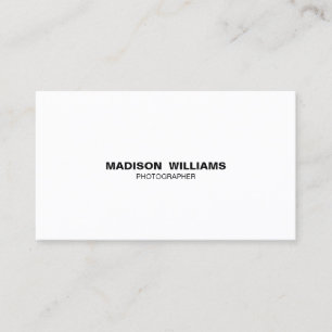 Tarjeta De Visita Personalizar personalizar minimalista elegante