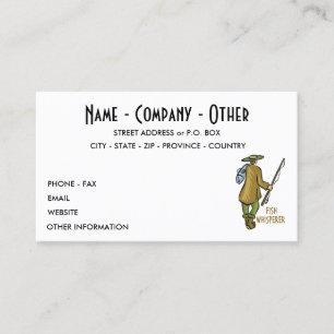 Tarjeta De Visita Personalizar Pesca con Mosca