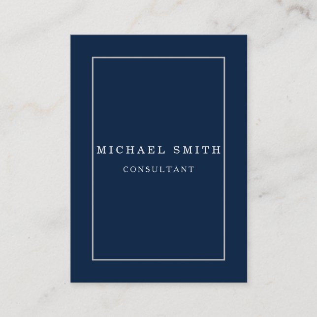 Tarjeta De Visita Personalized Custom Minimalist Modern QR Code Logo (Anverso)