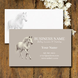 Tarjeta De Visita Personalized Horse Trainer Business Cards