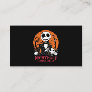 Tarjeta De Visita pesadilla en Main Street,halloween(2)