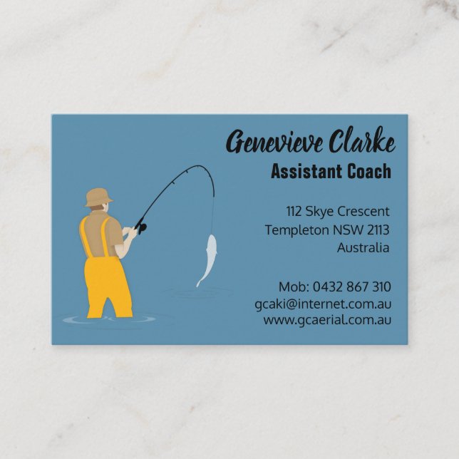 Tarjeta De Visita Pesca (Anverso)