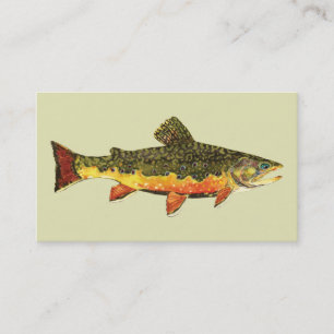 Tarjeta De Visita Pesca de trucha