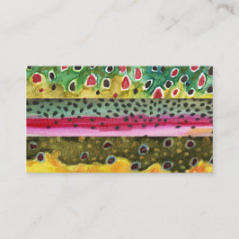 Tarjeta De Visita Pesca de trucha