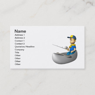 Tarjeta De Visita Pesca del explorador