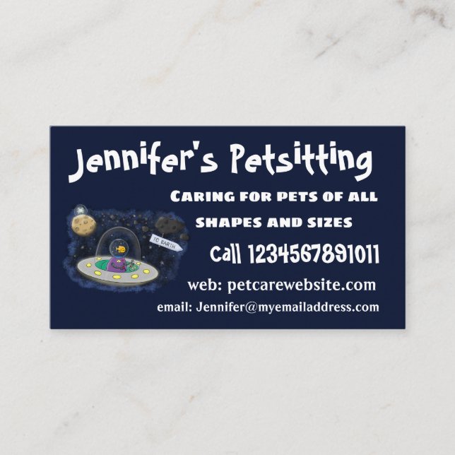 Tarjeta De Visita Pescado alegre lindo del ilustracion del personali (Anverso)