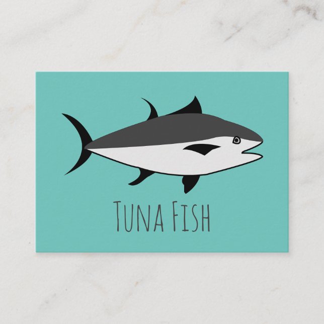 Tarjeta De Visita Pescado Atun  (Anverso)