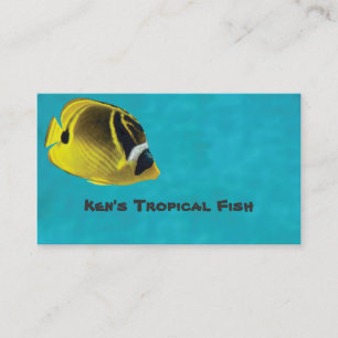Tarjeta De Visita Pescado tropical