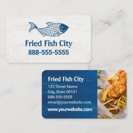 Tarjeta De Visita Pescado y chile | Restaurante Seafood | Tema náuti