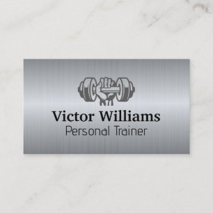Tarjeta De Visita Peso de la mano Gym Fitness