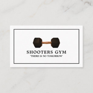 Tarjeta De Visita Peso del timbre, entrenador personal, instructor d