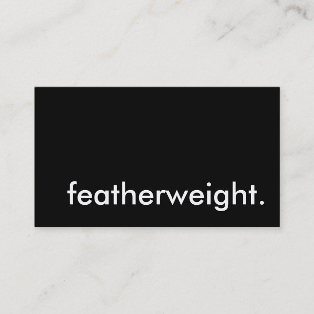 Tarjeta De Visita peso medio. (Anverso)