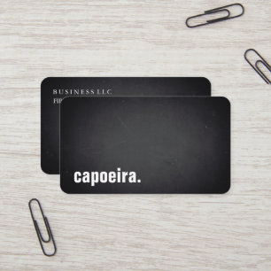 Tarjeta De Visita peso medio. Pizarra negra moderna profesional