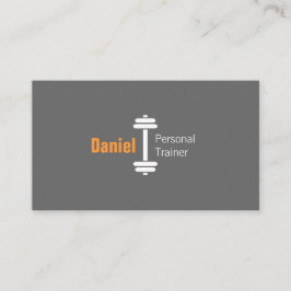 Tarjeta De Visita Pesos de entrenador personal de gimnasia moderna g