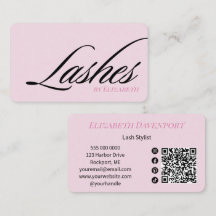 Pestañas Código QR Icono Social Escritura Rosa Rub