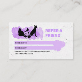 Tarjeta De Visita Pet Care / Sitting services / P