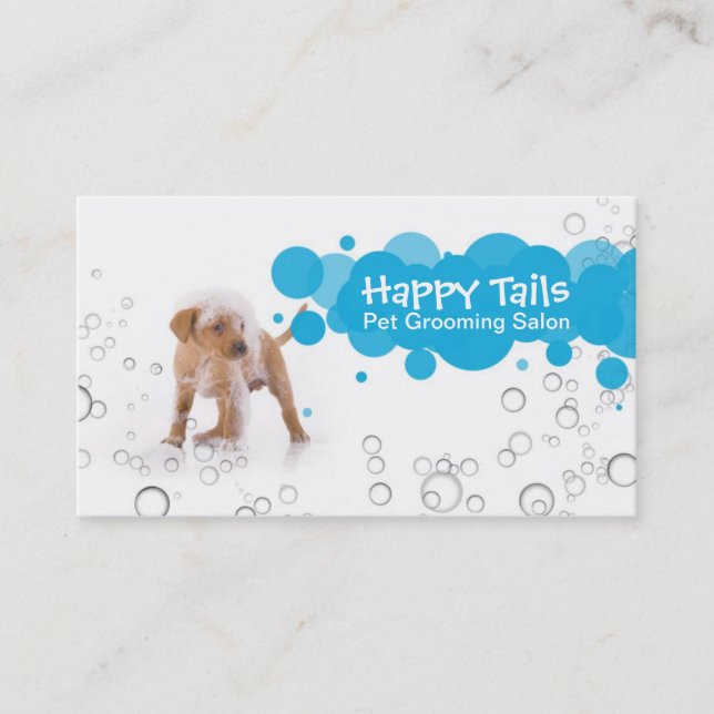 Tarjeta De Visita Pet Grooming Salon Business card (Anverso)