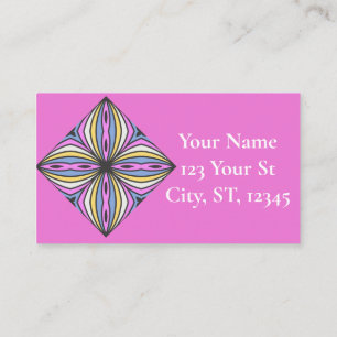 Tarjeta De Visita Petales de flores coloridas Thunder_Cove