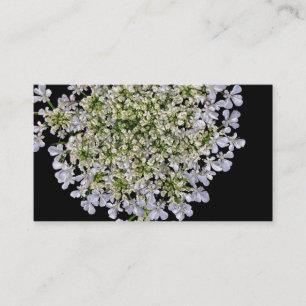 Tarjeta De Visita pétalos blancos pequeños