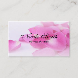 Tarjeta De Visita Pétalos de flores