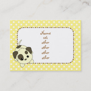 Tarjeta De Visita Petición del perrito