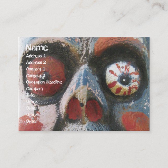 Tarjeta De Visita Phi - Un fantasma tailandés (Anverso)