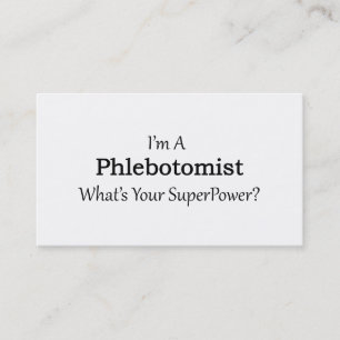 Tarjeta De Visita Phlebotomist
