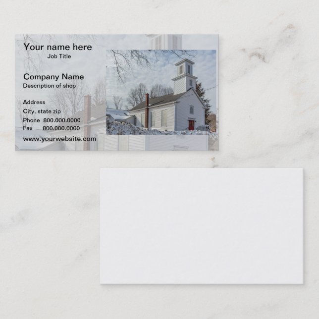 Tarjeta De Visita Photo Phantom Background template (Anverso / Reverso)