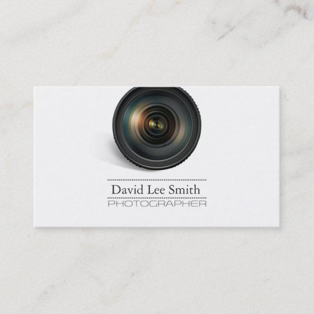 Tarjeta De Visita Photographer Business card (Anverso)