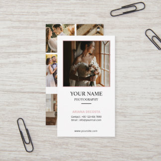 Tarjeta De Visita Photographer Business Card Template