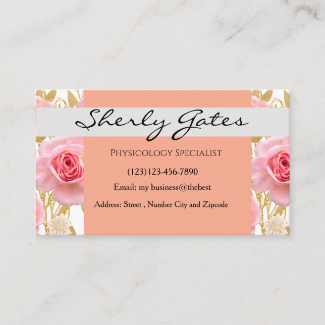 Tarjeta De Visita phsycology editable card (Anverso)