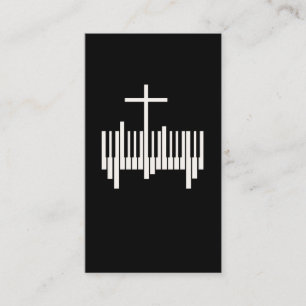 Tarjeta De Visita Pianista cristiana música religiosa Lord Piano