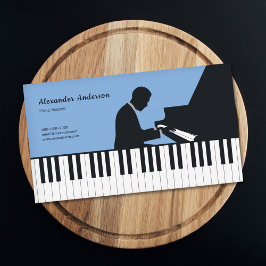Tarjeta De Visita Pianista y profesor de piano