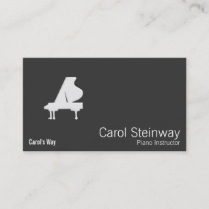 Tarjeta De Visita Piano