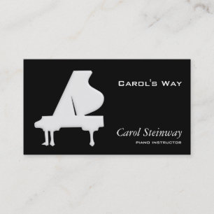 Tarjeta De Visita Piano