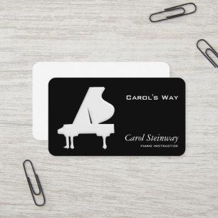 Tarjeta De Visita Piano