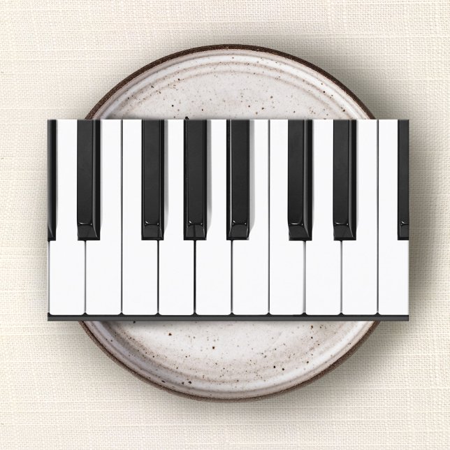 Tarjeta De Visita Piano Keys Piano Teacher (Subido por el creador)
