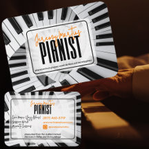 Piano Moderno Espirales Negro&Blanco Naranja Piani