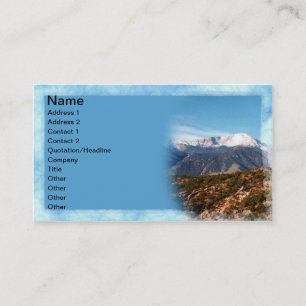 Tarjeta De Visita Pico de los lucios