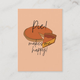 Tarjeta De Visita Pie me hace feliz