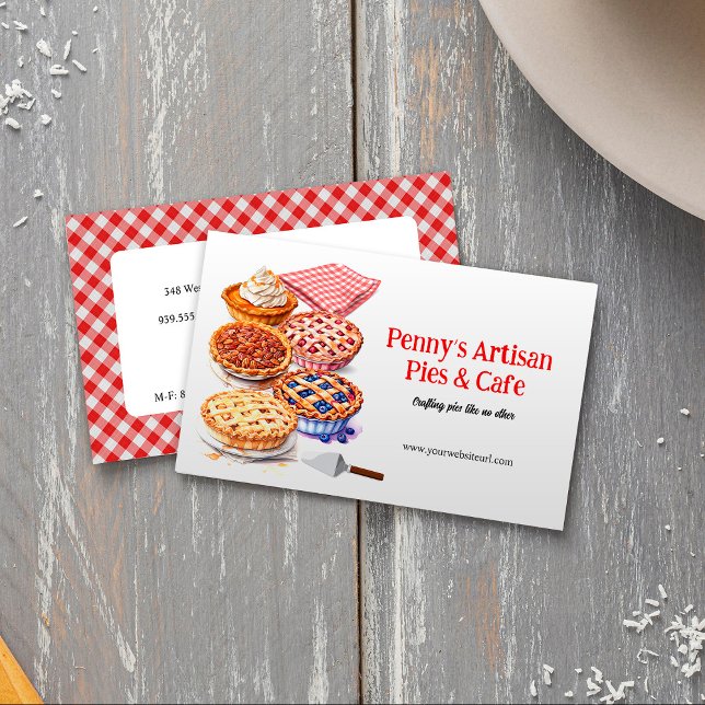 Tarjeta De Visita Pie Shoppe (Pie Shoppe Business Card)