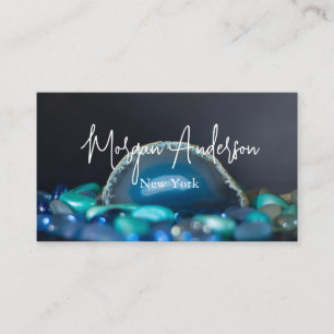 Tarjeta De Visita Piedra de ópalo holográfica falsa Personalizada