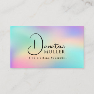 Tarjeta De Visita Piedra opal de lujo con encanto