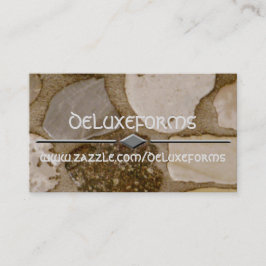 Tarjeta De Visita Piedras de Mármol